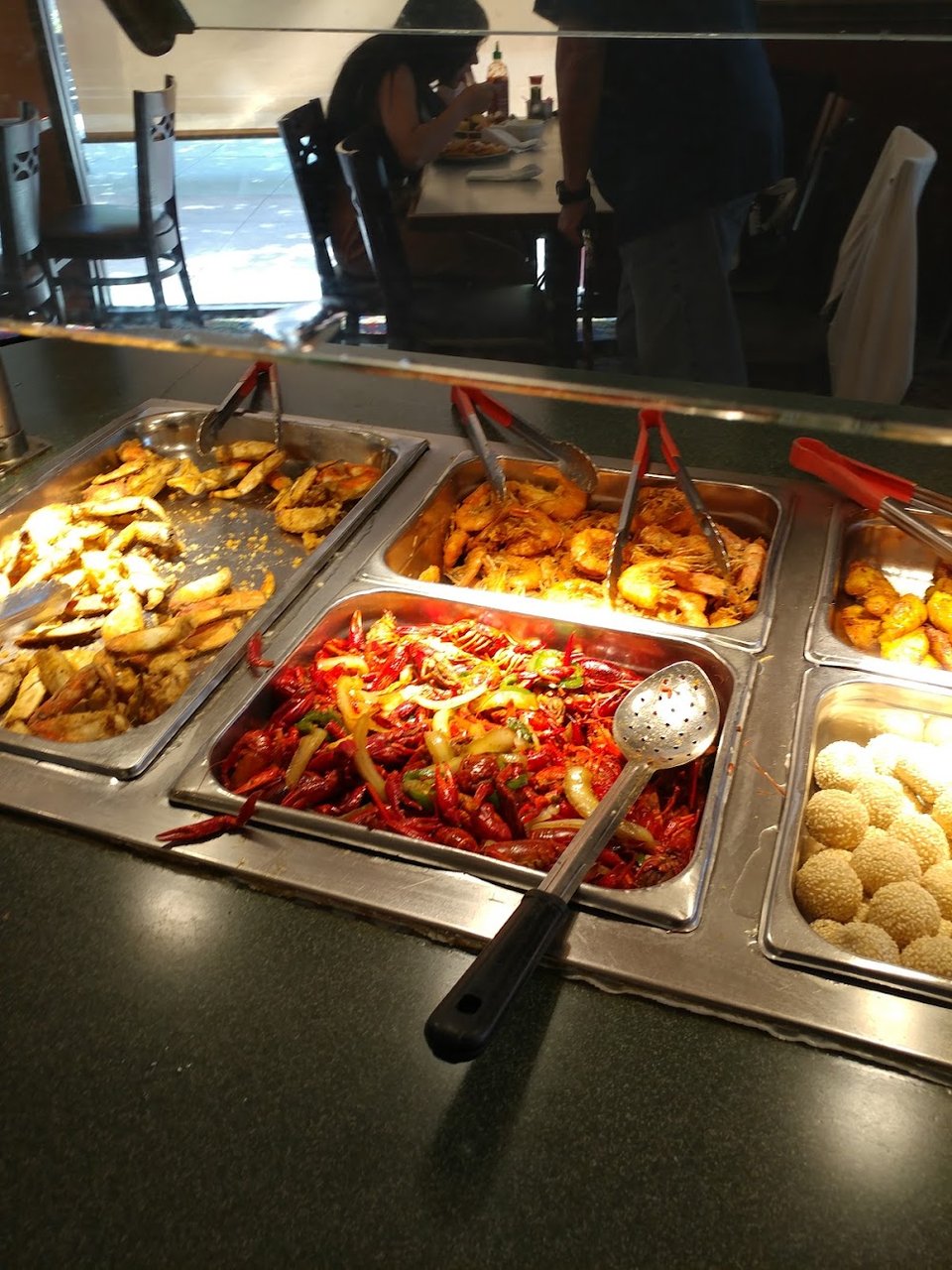 Restaurant menu showing buffet-to-go options